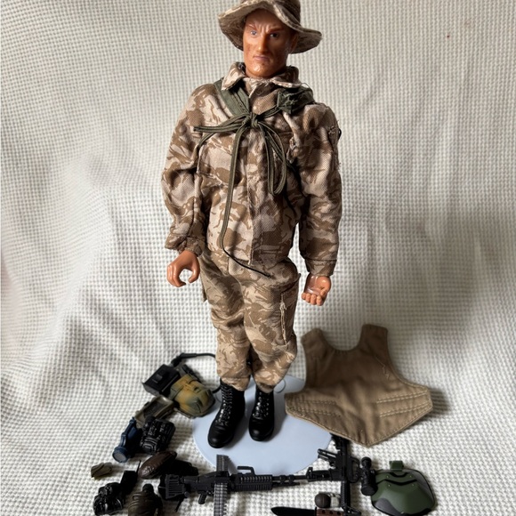 GI Joe 12” doll clothes jacket action military weapons gear 21st century